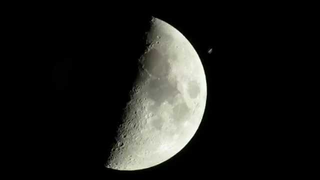 Watch The Space Station Go Flying Past The Moon